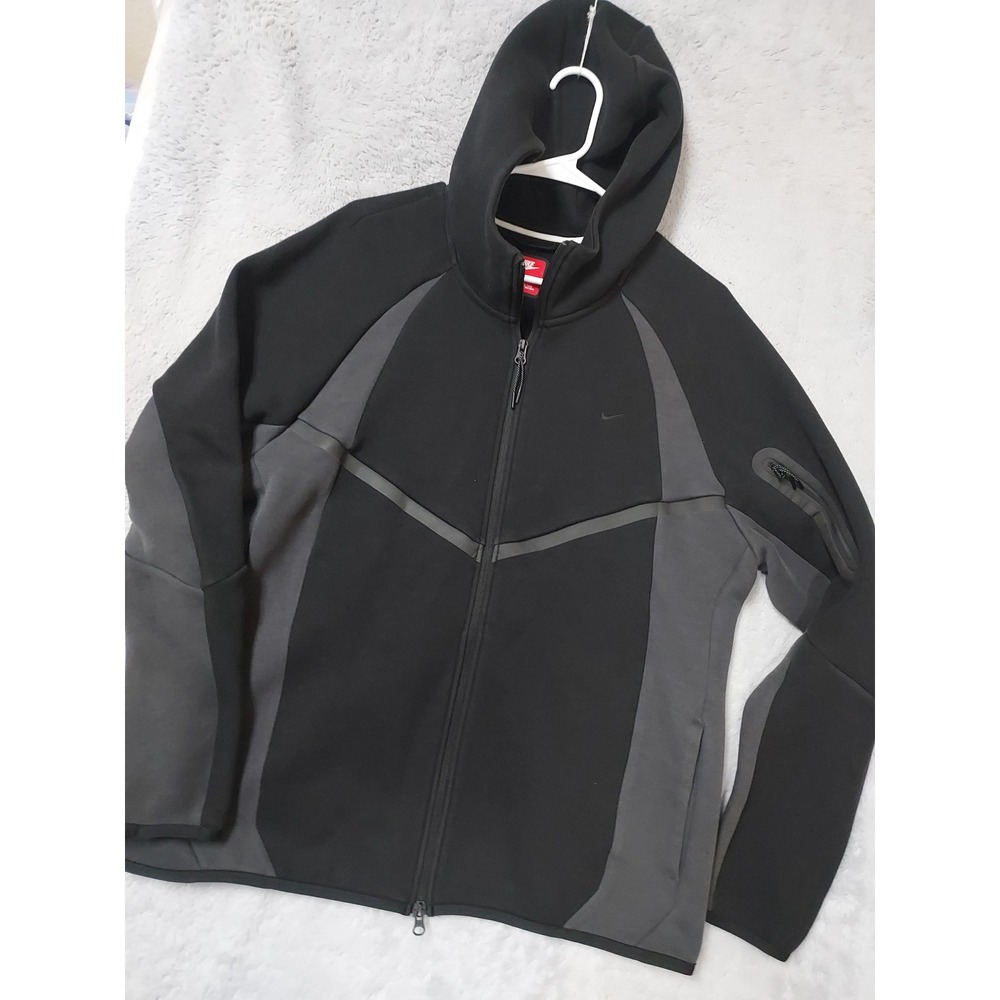 Nike Jacket Mens XL Tech Fleece Full Zip Hoodie Windrunner Color Block Training